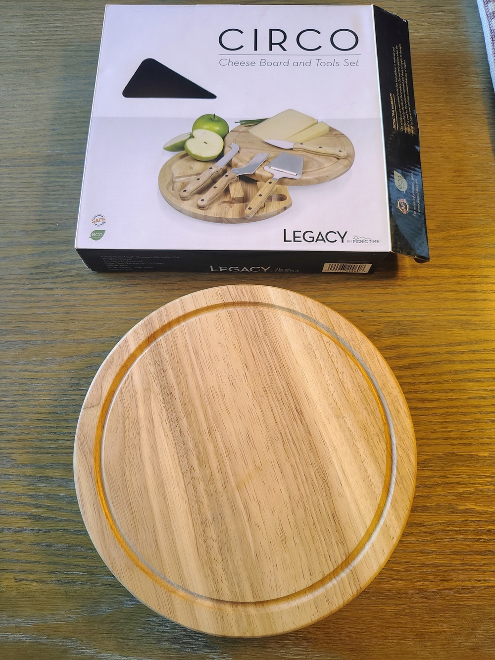 Picnic Time Circo Cheese Board ONLY *MISSING ALL KNIVES / TOOLS*